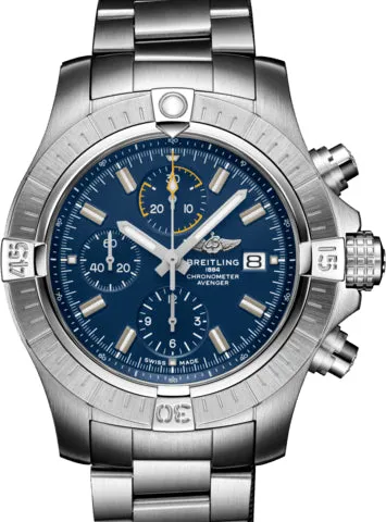 Breitling Avenger A13317101C1A1 45mm Stainless steel Blue