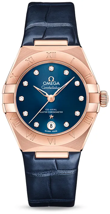 Omega Constellation 131.53.29.20.53.002 29mm Yellow gold Blue