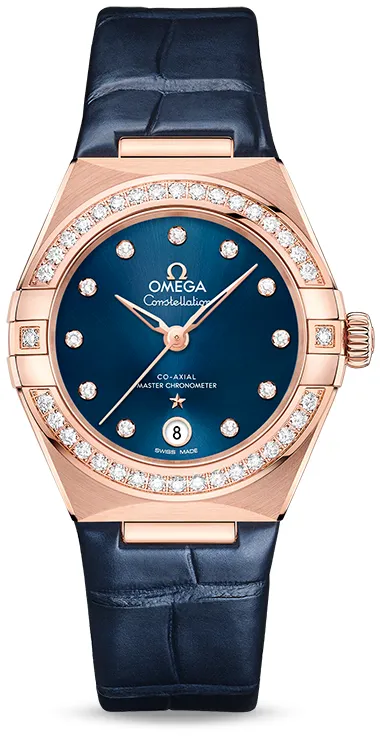 Omega Constellation 131.58.29.20.53.002 29mm Yellow gold Blue