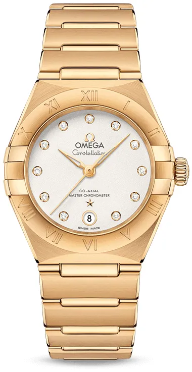 Omega Constellation 131.50.29.20.52.002 29mm Yellow gold and 18k yellow gold Silver