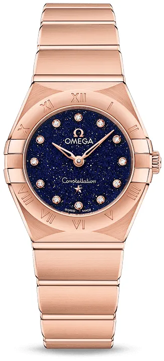 Omega Constellation 131.50.25.60.53.002 25mm Yellow gold Blue