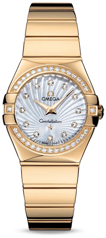 Omega Constellation 123.55.27.60.55.007 27mm Yellow gold and Diamond White