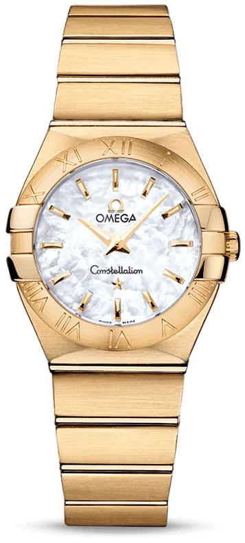 Omega Constellation 123.50.27.60.05.002 27mm Yellow gold White