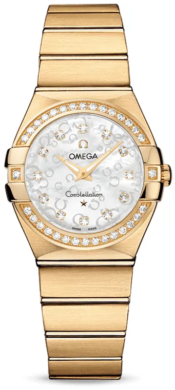 Omega Constellation 123.55.27.60.55.016 27mm Yellow gold and 18k yellow gold White