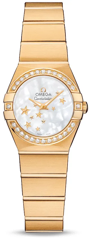 Omega Constellation 123.55.24.60.05.001 24mm Yellow gold and Diamond White