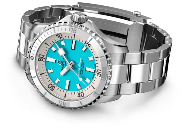 Breitling Superocean A17377211C1A1 36mm Stainless steel Turquoise 1