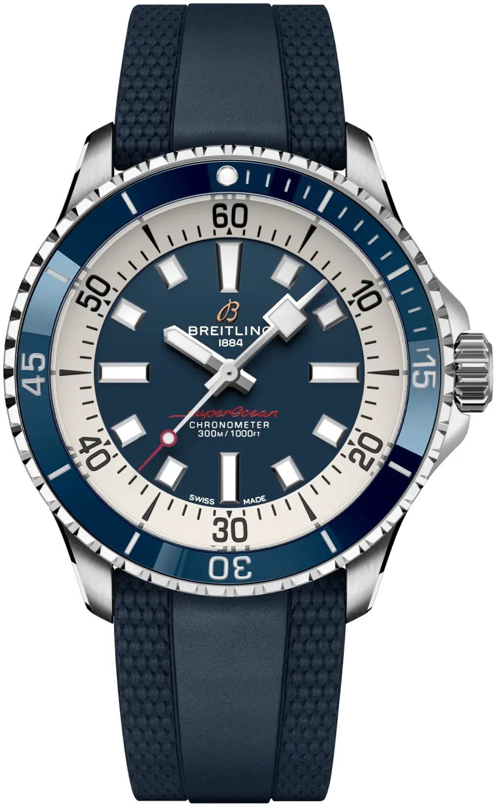 Breitling Superocean A17378E71C1S1 46mm Stainless steel Blue