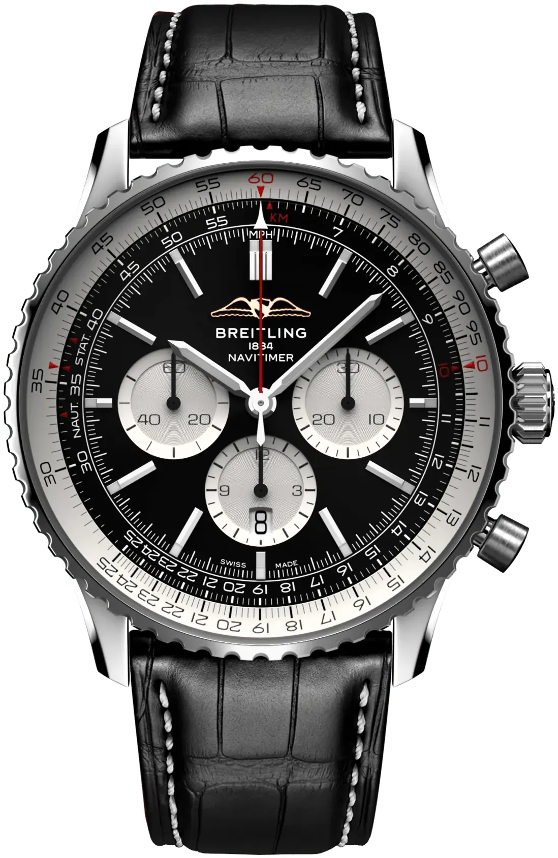 Breitling Navitimer AB0137211B1P1 46mm Stainless steel Black