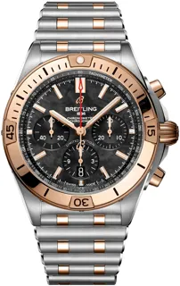 Breitling Chronomat UB01341A1B1U1 Stainless steel and Red gold Black