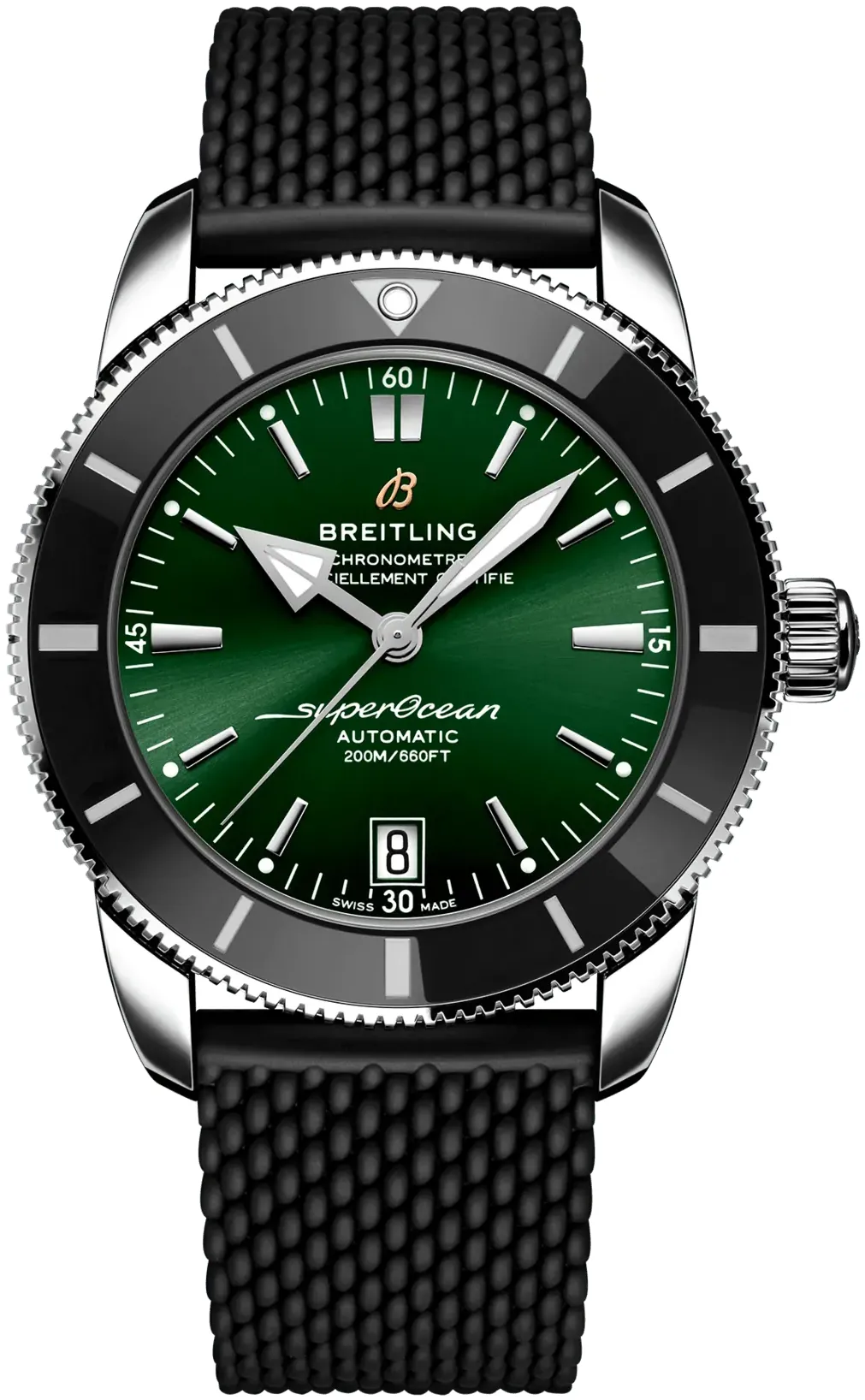 Breitling Superocean Heritage AB2010121L1S1 42mm Stainless steel Green