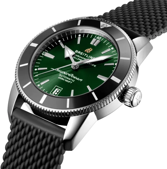 Breitling Superocean Heritage AB2010121L1S1 42mm Stainless steel Green 2