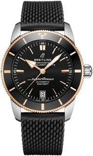 Breitling Superocean Heritage UB2010121B1S1 Stainless steel and Red gold Black