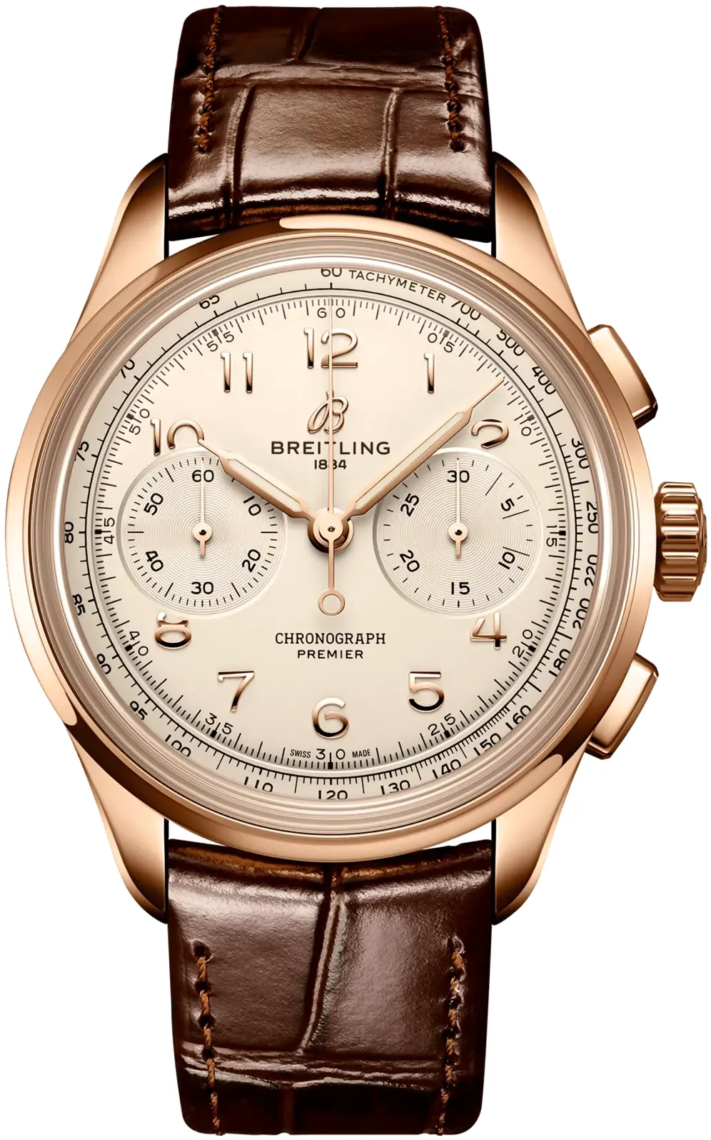 Breitling Premier RB0930371G1P1 40mm Rose gold Beige