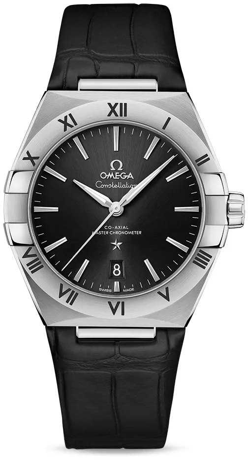 Omega Constellation 131.13.39.20.01.001 39mm Stainless steel Black