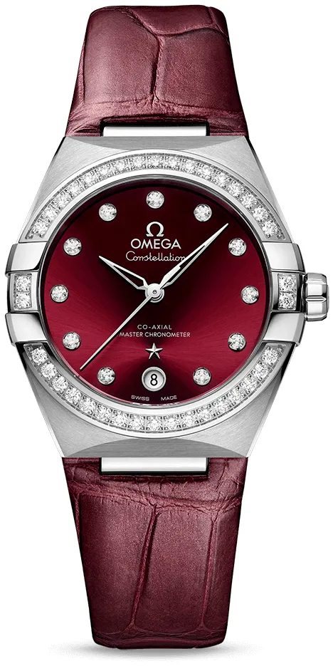 Omega Constellation 131.18.36.20.61.001 36mm Stainless steel Red