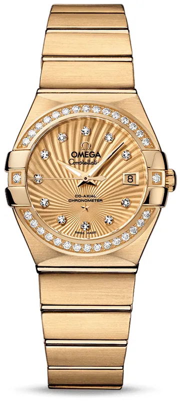 Omega Constellation 123.55.27.20.58.001 27mm Yellow gold Yellow