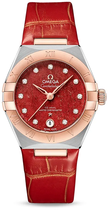 Omega Constellation 131.23.29.20.99.002 29mm Stainless steel Red