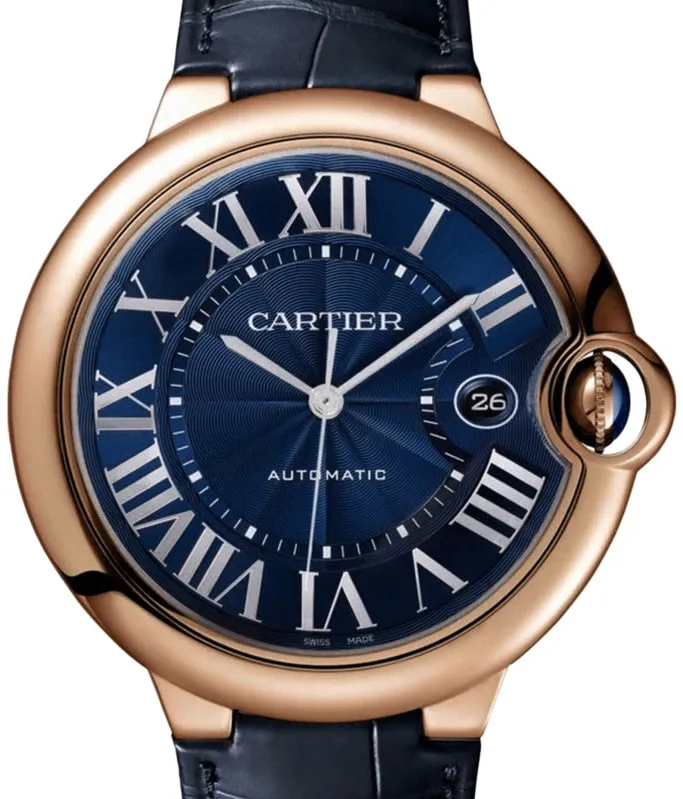 Cartier Ballon Bleu de Cartier WGBB0036 42mm Rose gold Blue 1