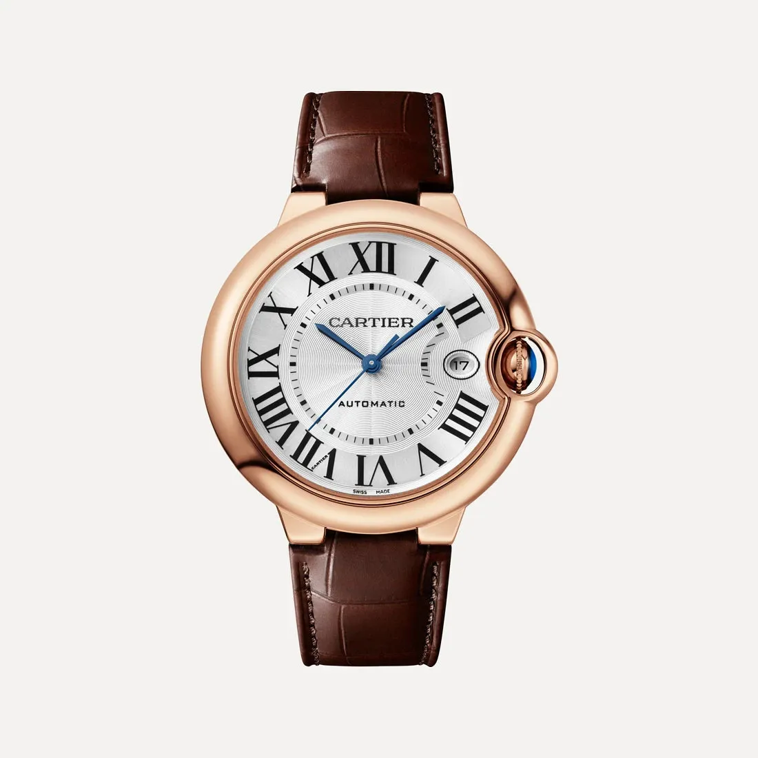 Cartier Ballon Bleu de Cartier WGBB0035 40mm Rose gold Silver