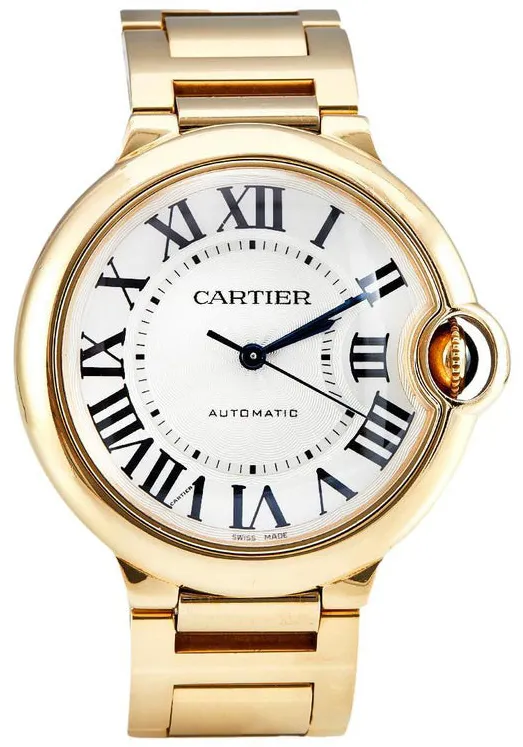 Cartier Ballon Bleu de Cartier wgbb0046 36mm Yellow gold Silver 1