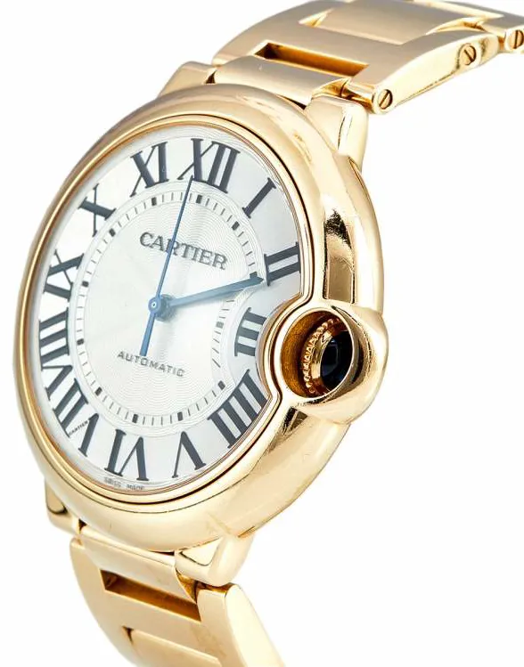 Cartier Ballon Bleu de Cartier wgbb0046 36mm Yellow gold Silver 2