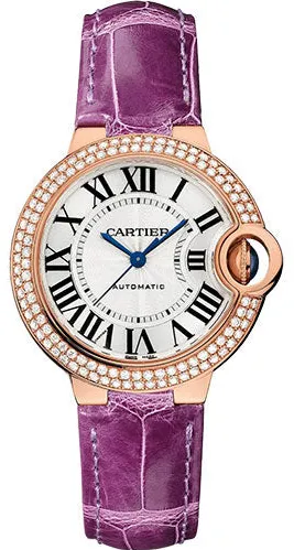 Cartier Ballon Bleu de Cartier WJBB0051 33mm Rose gold Silver