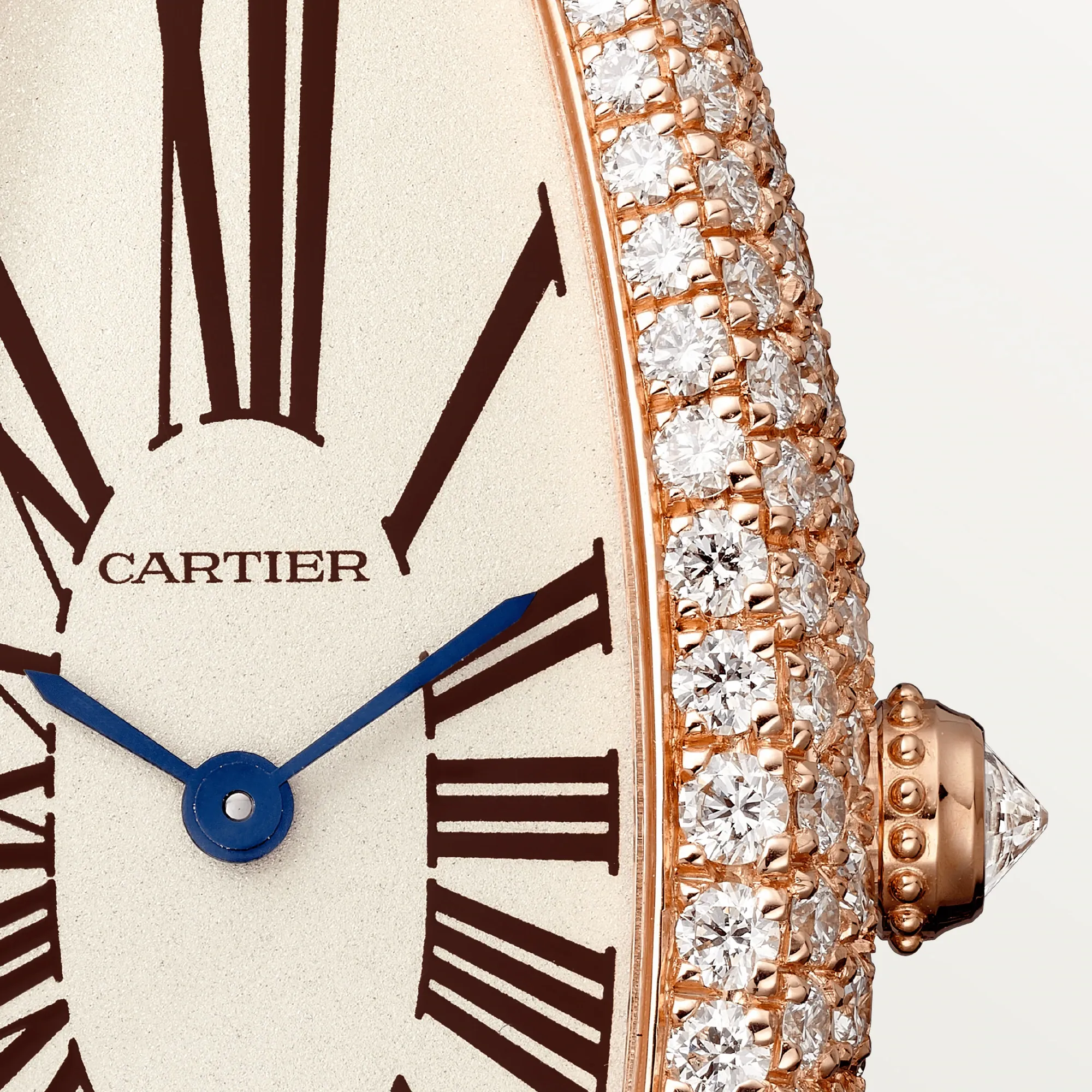 Cartier Baignoire Allongée WJBA0006 47mm Rose gold Silver 2