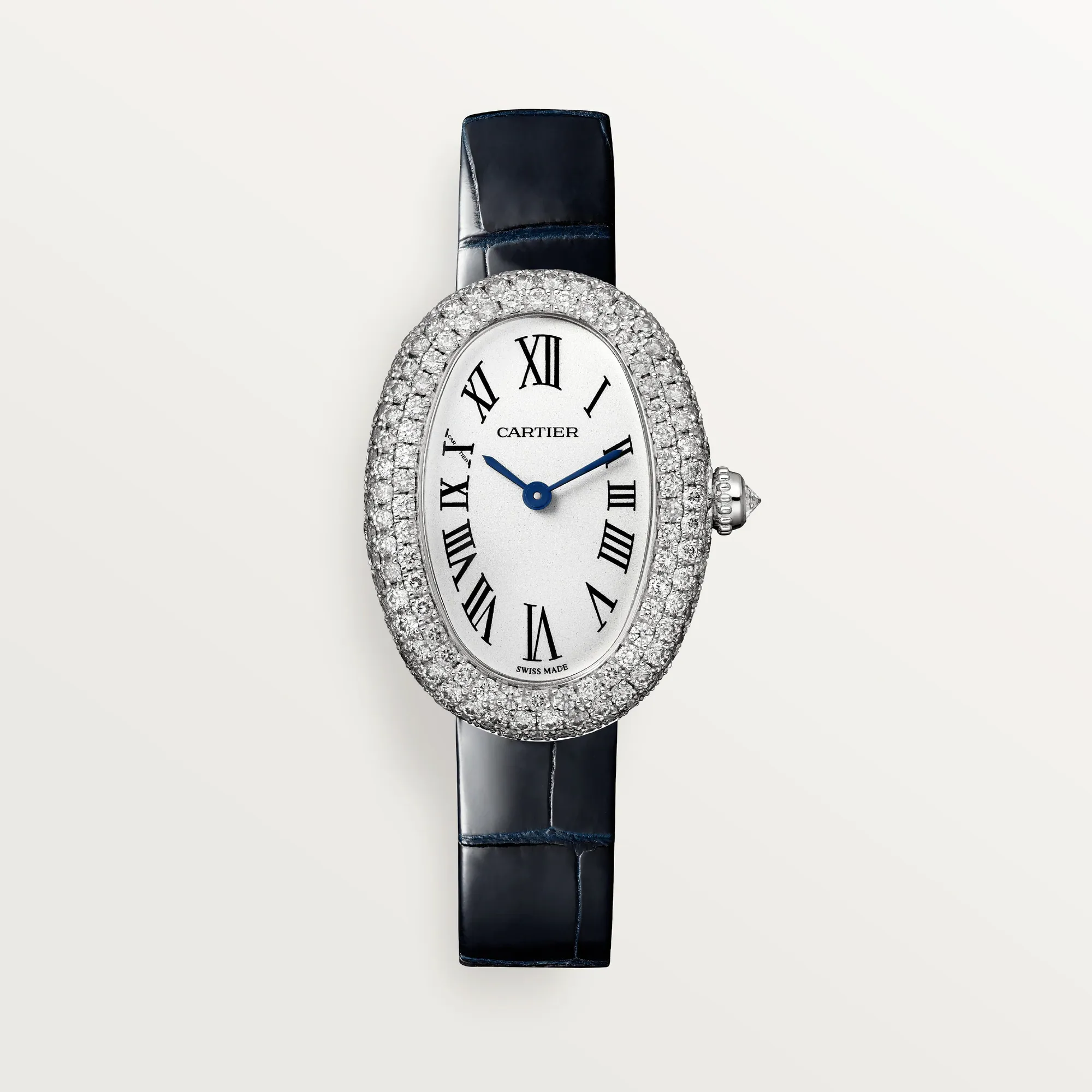 Cartier Baignoire WJBA0015 32mm White gold Silver