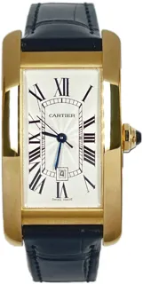 Cartier Tank Américaine WGTA0040 Yellow gold Silver