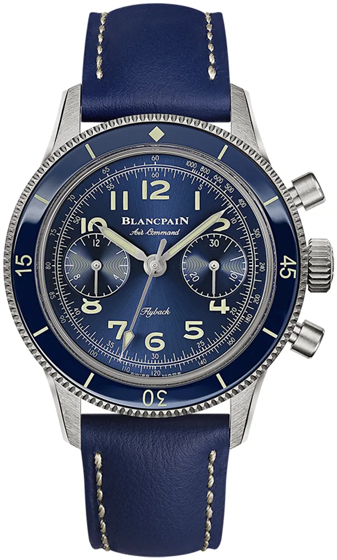 Blancpain Air Command AC03 12B40 63B 36.2mm Titanium Blue