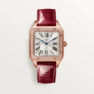 Cartier Santos Dumont WJSA0017 Rose gold Silver