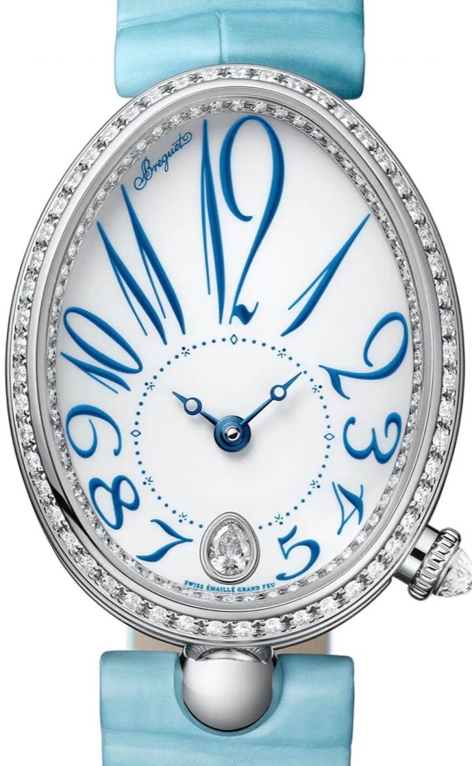 Breguet Reine de Naples 8918BB/28/964/D00D 28.45mm White gold White