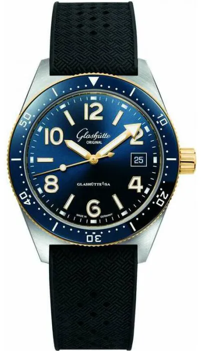 Glashütte Spezialist 1-39-11-10-90-33 39.5mm Stainless steel Blue