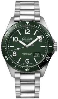 Glashütte Spezialist 1-36-13-07-83-70 Stainless steel Green