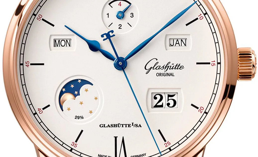 Glashütte Senator 1-36-02-02-05-61 42mm Rose gold Silver 1