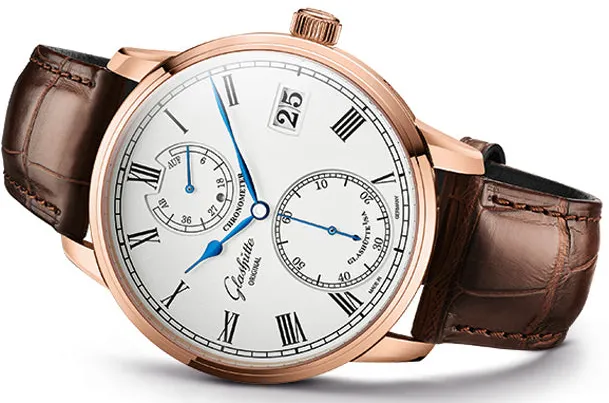 Glashütte Senator 1-58-01-02-05-30 42mm Rose gold Silver 1