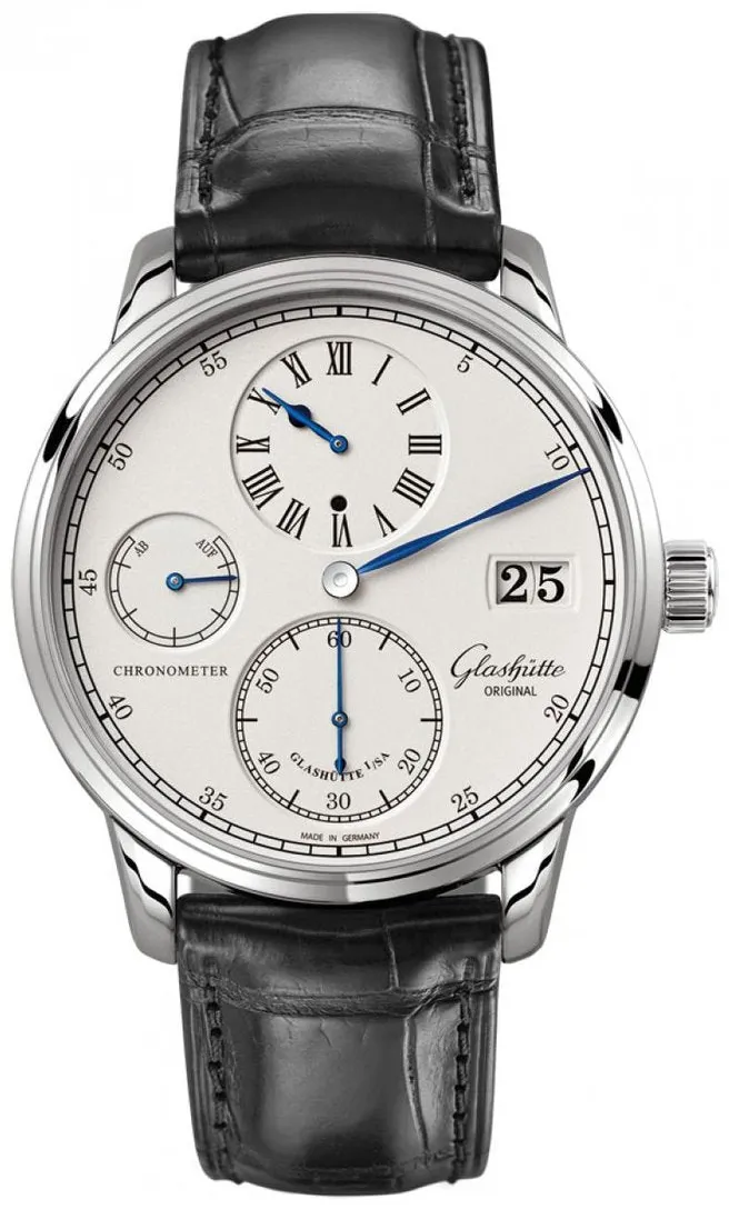 Glashütte Senator 1-58-04-04-04-04 42mm White gold