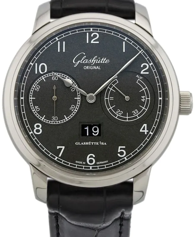 Glashütte Senator 100-14-02-02-04 44mm Stainless steel Grey