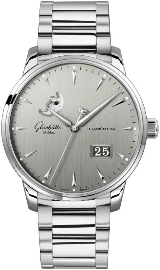 Glashütte Senator 1-36-04-03-02-71 42mm Stainless steel Gray