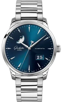 Glashütte Senator 1-36-04-04-02-71 42mm Stainless steel Blue