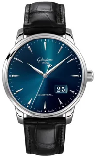 Glashütte Senator 1-36-03-04-02-30 Stainless steel Blue