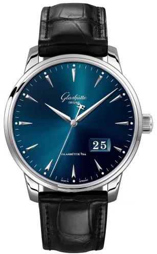 Glashütte Senator 1-36-03-04-02-50 42mm Stainless steel Blue