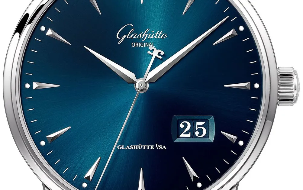 Glashütte Senator 1-36-03-04-02-50 42mm Stainless steel Blue 3