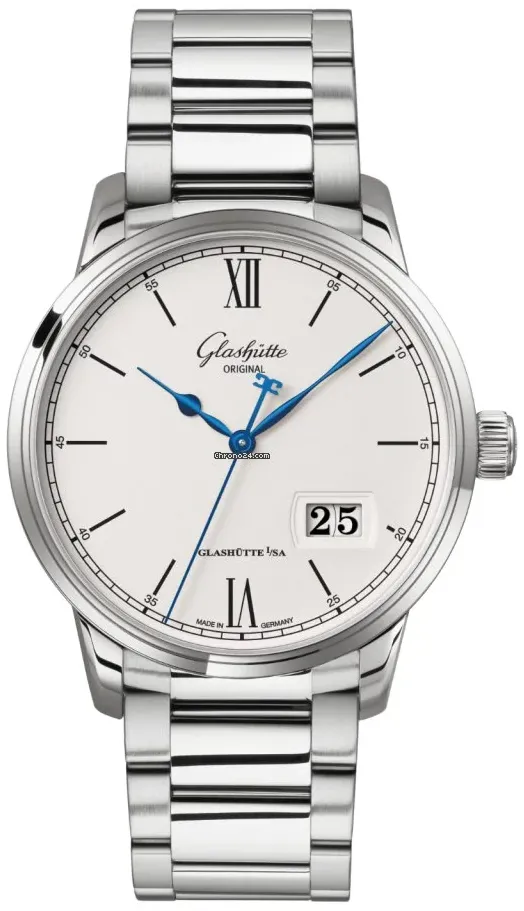 Glashütte Senator 1-36-03-01-02-71 40mm Stainless steel Silver