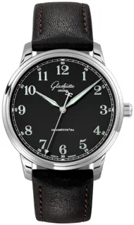 Glashütte Senator 1-36-01-03-02-65 Stainless steel Black