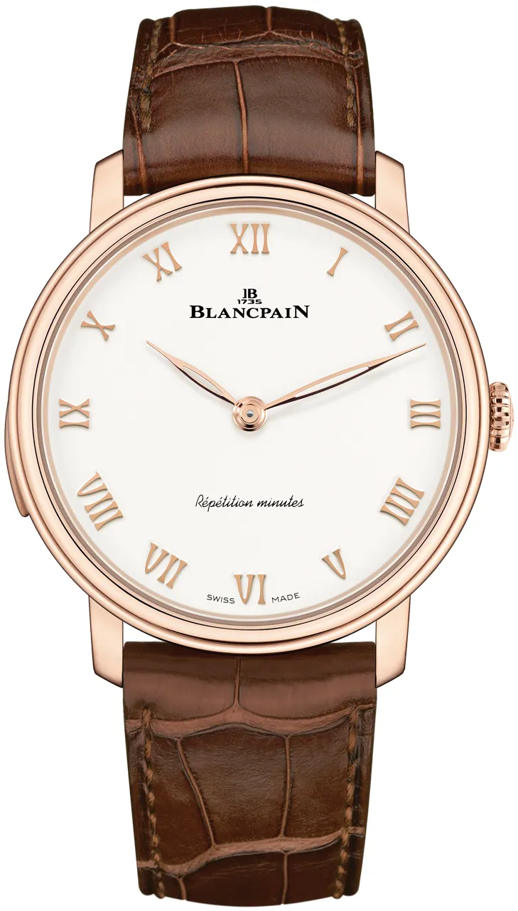 Blancpain Répétition Minutes 6632 3642 55A 40mm Rose gold White