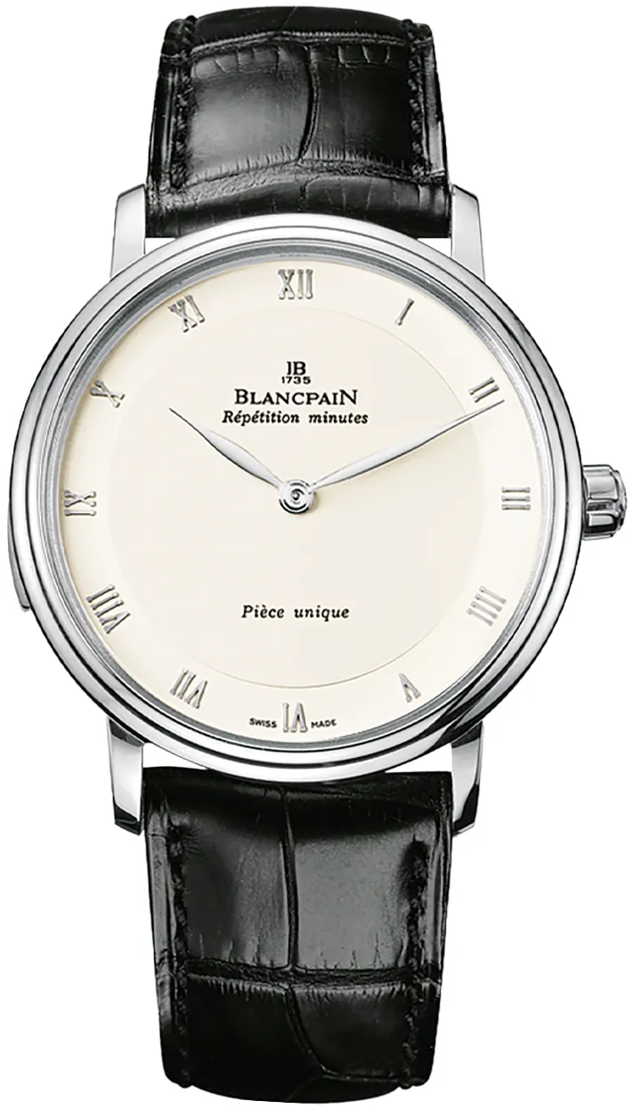 Blancpain Répétition Minutes 6033 1542 55A 38mm White gold White