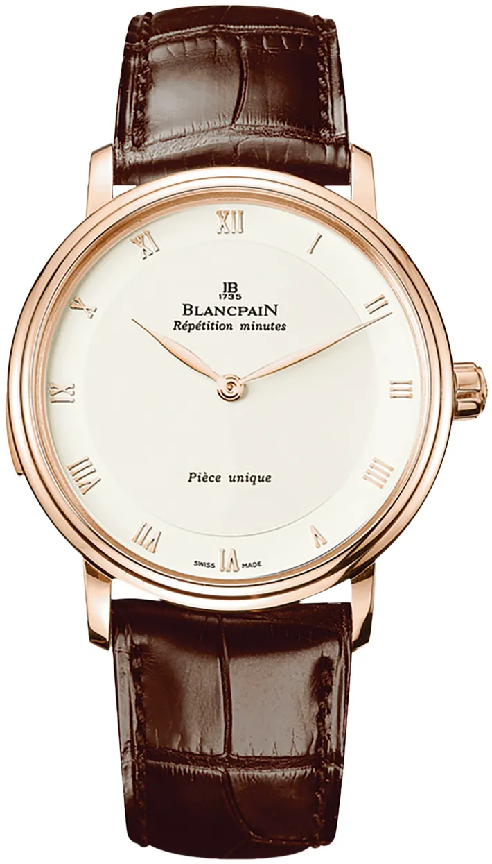 Blancpain Répétition Minutes 6033 3642 55A 38mm Rose gold White