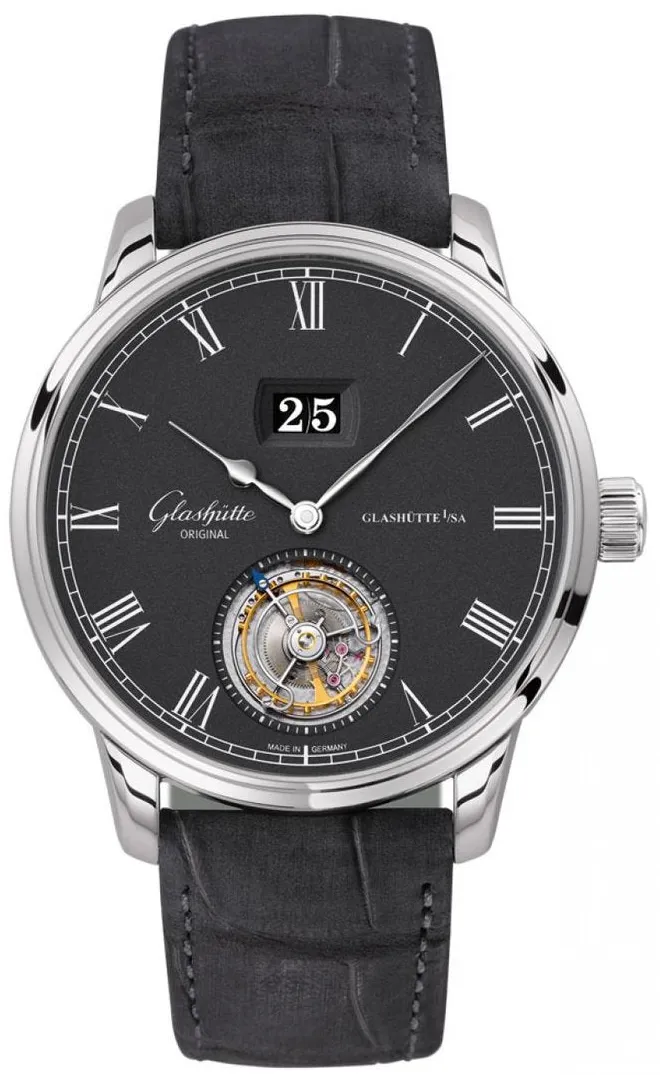 Glashütte Senator 1-94-03-04-04-04 42mm White gold Grey