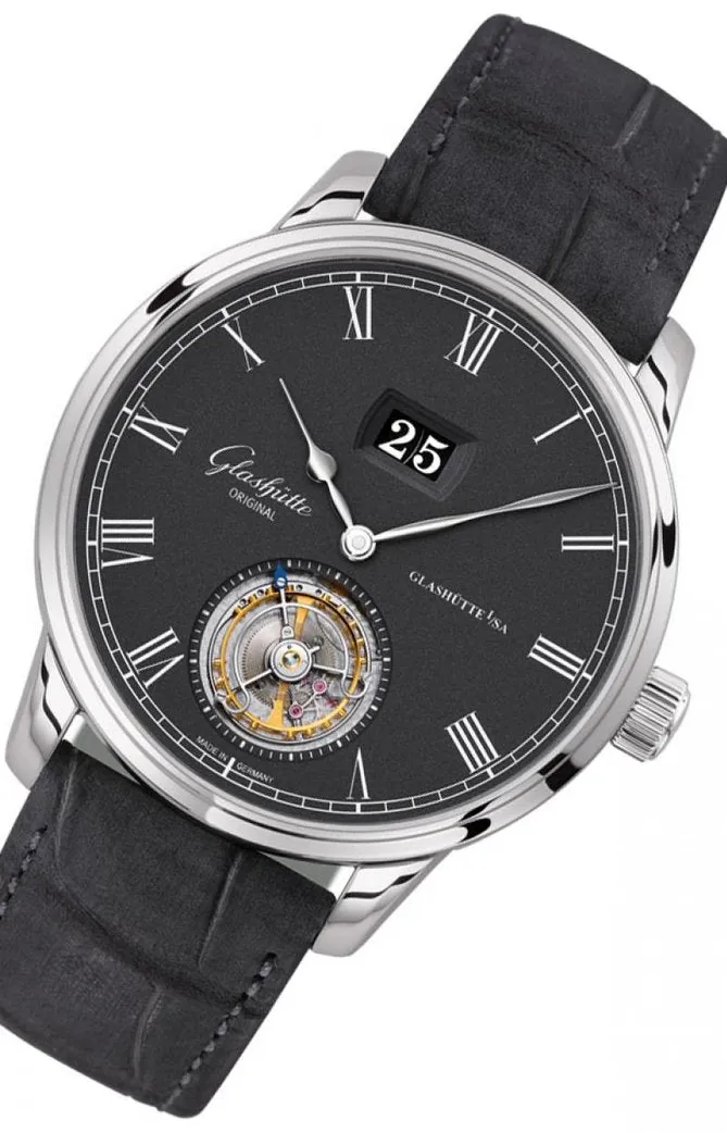 Glashütte Senator 1-94-03-04-04-04 42mm White gold Grey 1